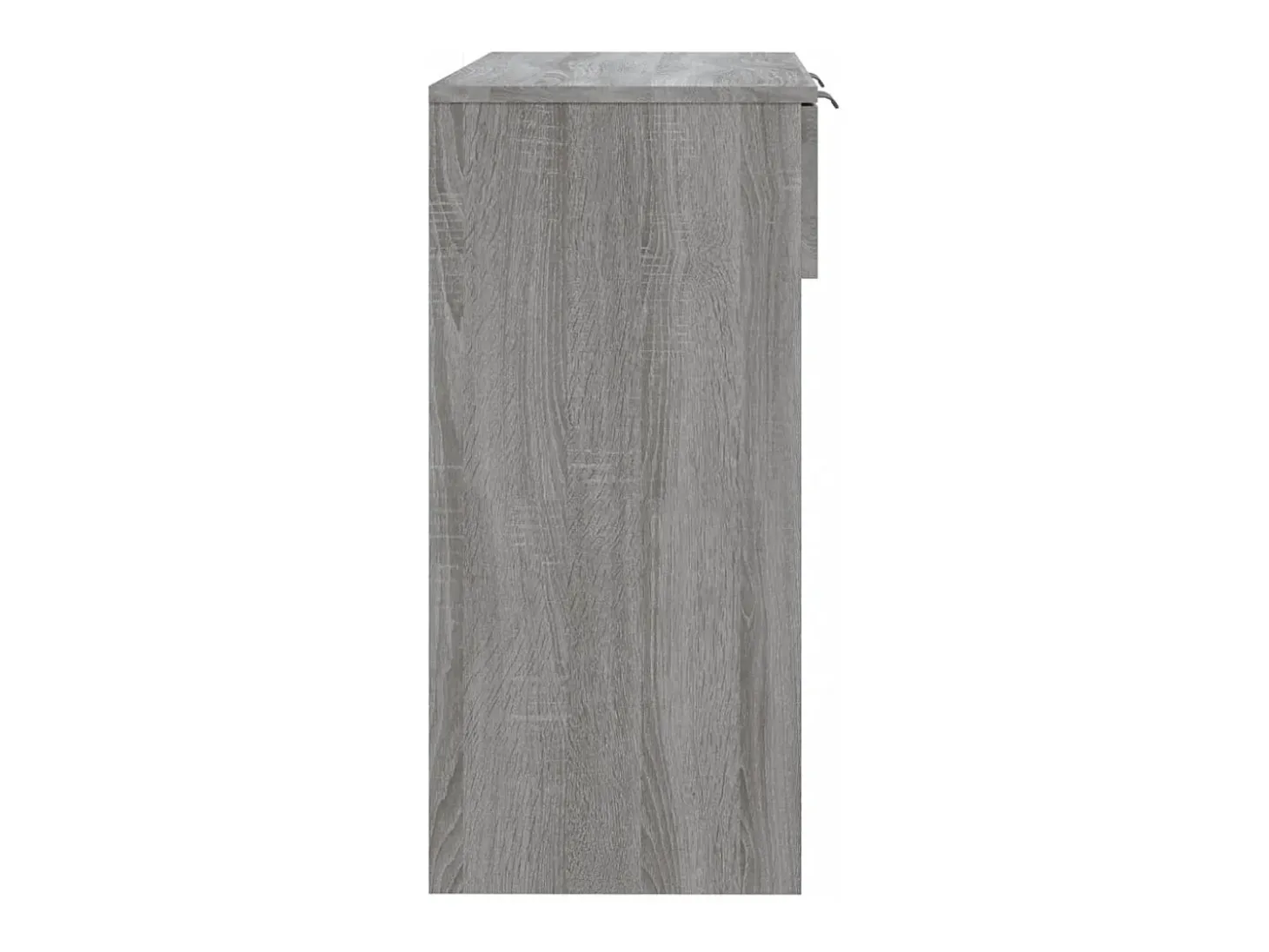 Mesa consola madera contrachapada gris Sonoma 90x36x75 cm