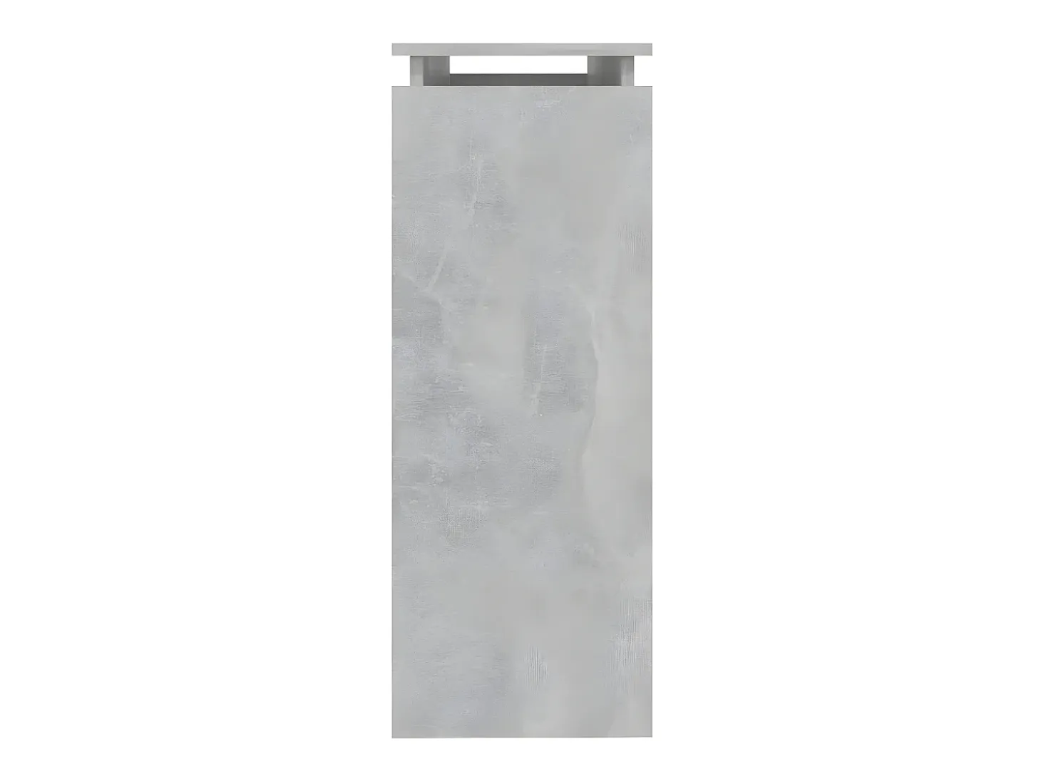 Mesa consola madera contrachapada gris hormigón 102x30x80 cm ES196022