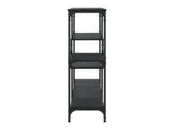 Mesa consola madera contrachapada negro 103x32x95 cm ES214192