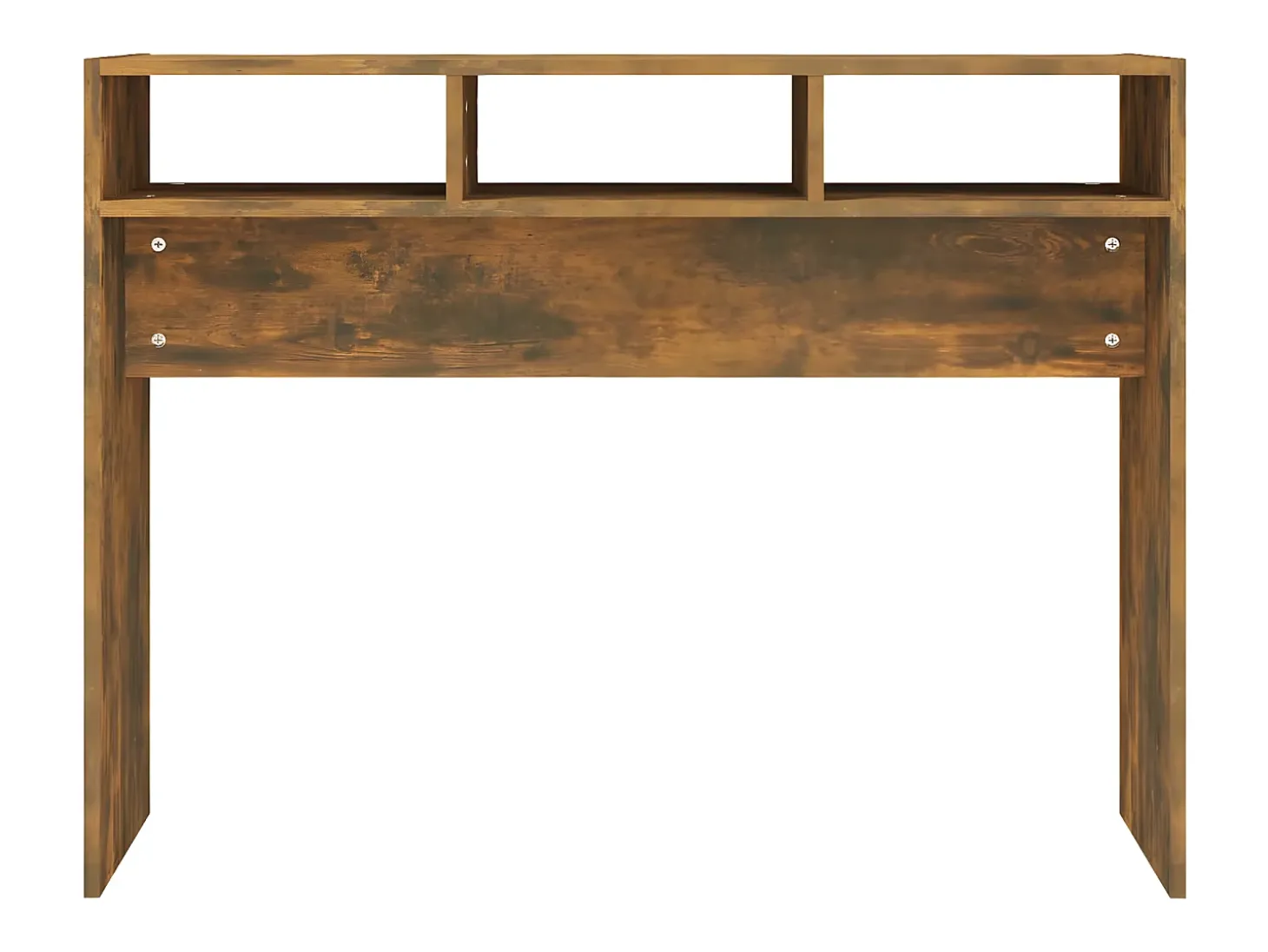 Mesa consola madera contrachapada roble ahumado 105x30x80 cm ES106141