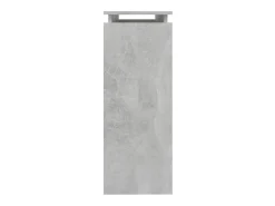 Mesa consola madera contrachapada gris hormigón 102x30x80 cm