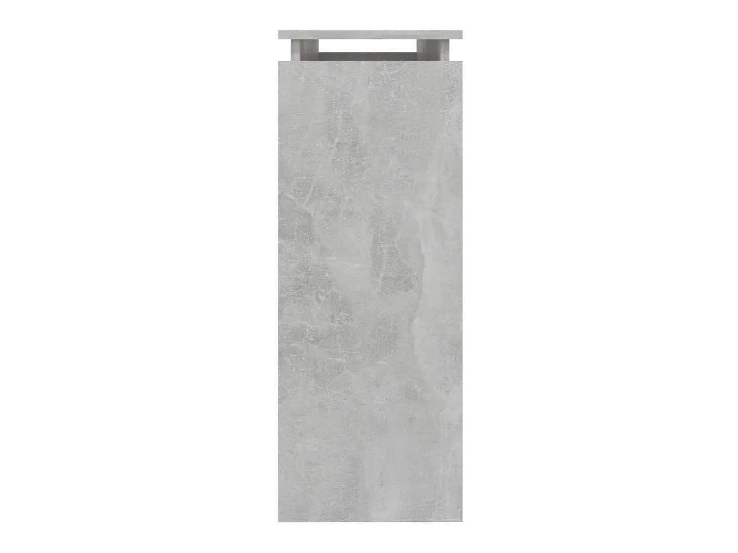 Mesa consola madera contrachapada gris hormigón 102x30x80 cm