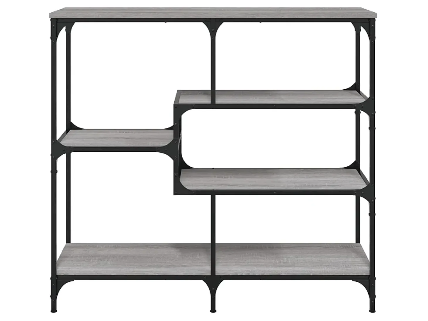 Mesa consola madera contrachapada gris Sonoma 103x32x95 cm ES464427