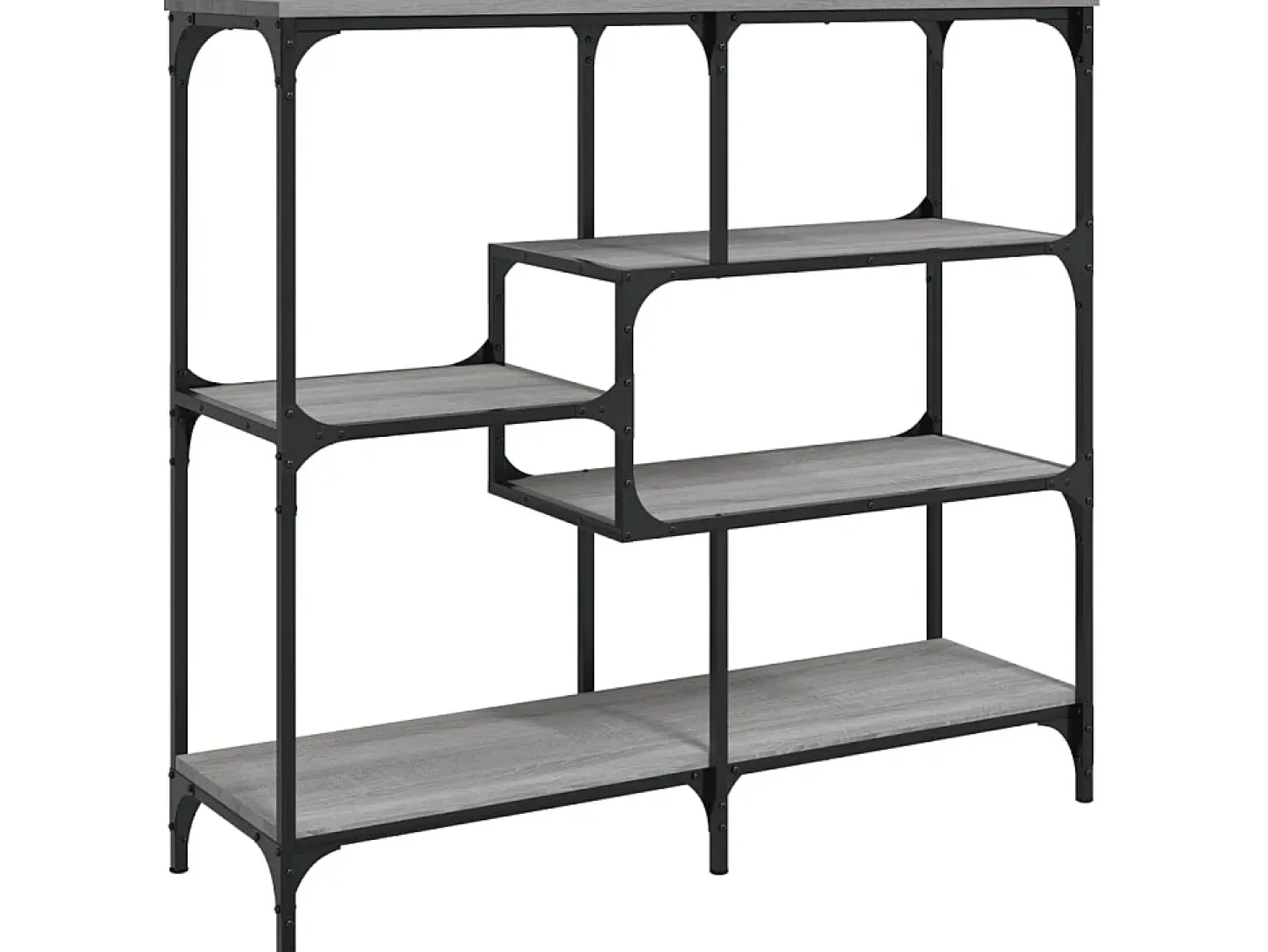 Mesa consola madera contrachapada gris Sonoma 103x32x95 cm ES464427