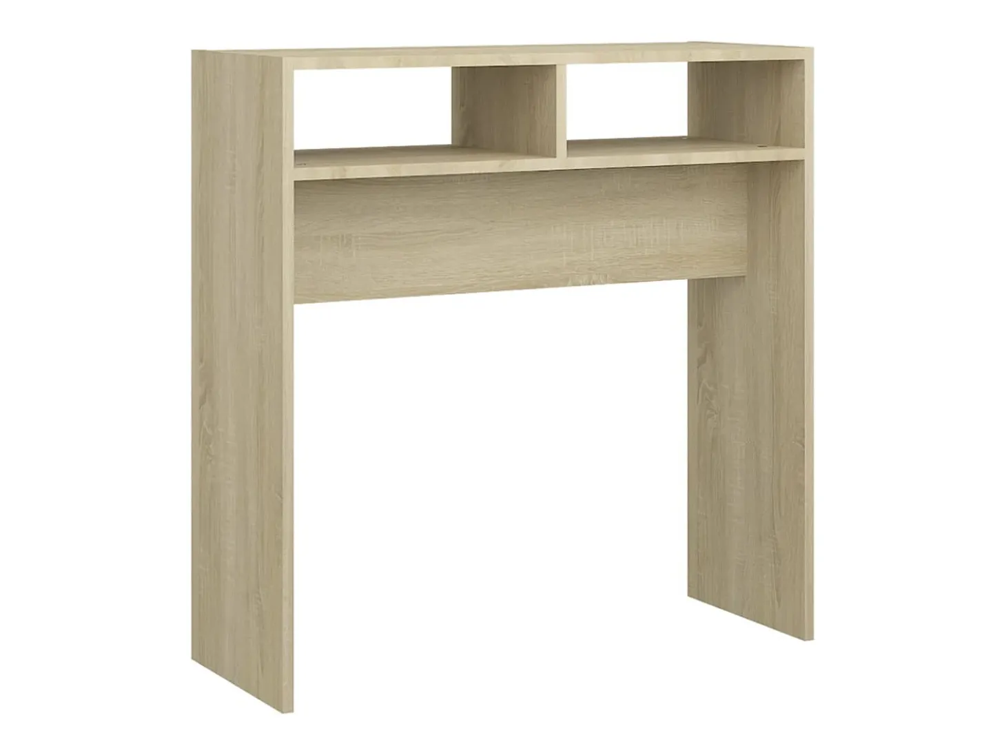 Mesa consola madera contrachapada roble Sonoma 78x30x80 cm ES940072