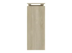 Mesa consola madera contrachapada roble Sonoma 102x30x80 cm ES653554