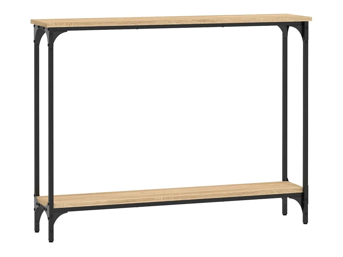 Mesa consola madera de ingeniería roble Sonoma 100x22,5x75 cm