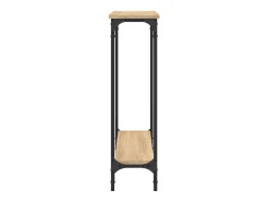 Mesa consola madera de ingeniería roble Sonoma 100x22,5x75 cm