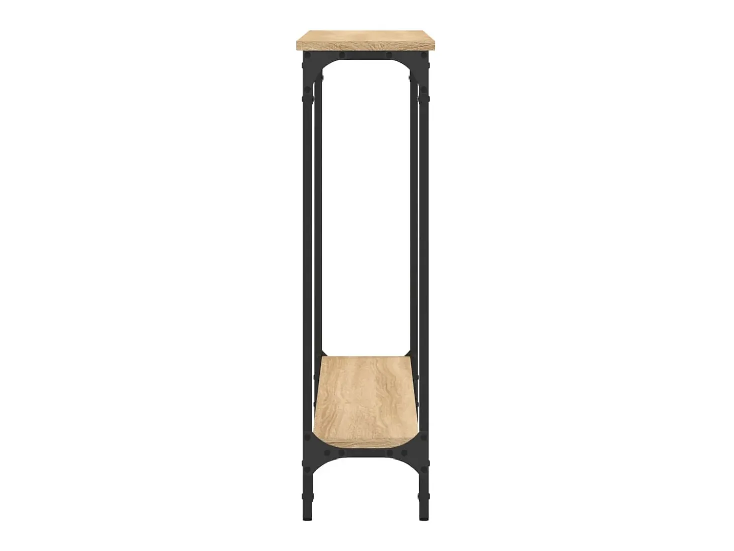 Mesa consola madera de ingeniería roble Sonoma 100x22,5x75 cm