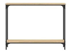 Mesa consola madera de ingeniería roble Sonoma 100x22,5x75 cm