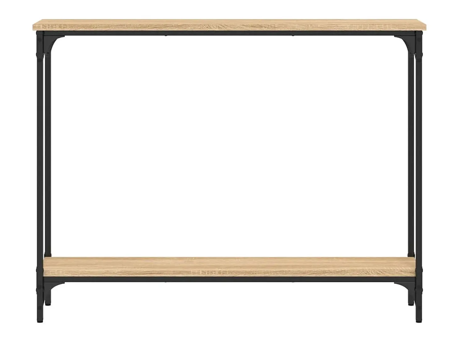 Mesa consola madera de ingeniería roble Sonoma 100x22,5x75 cm