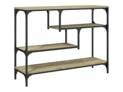 Mesa consola madera de ingeniería roble Sonoma 100x30x75 cm