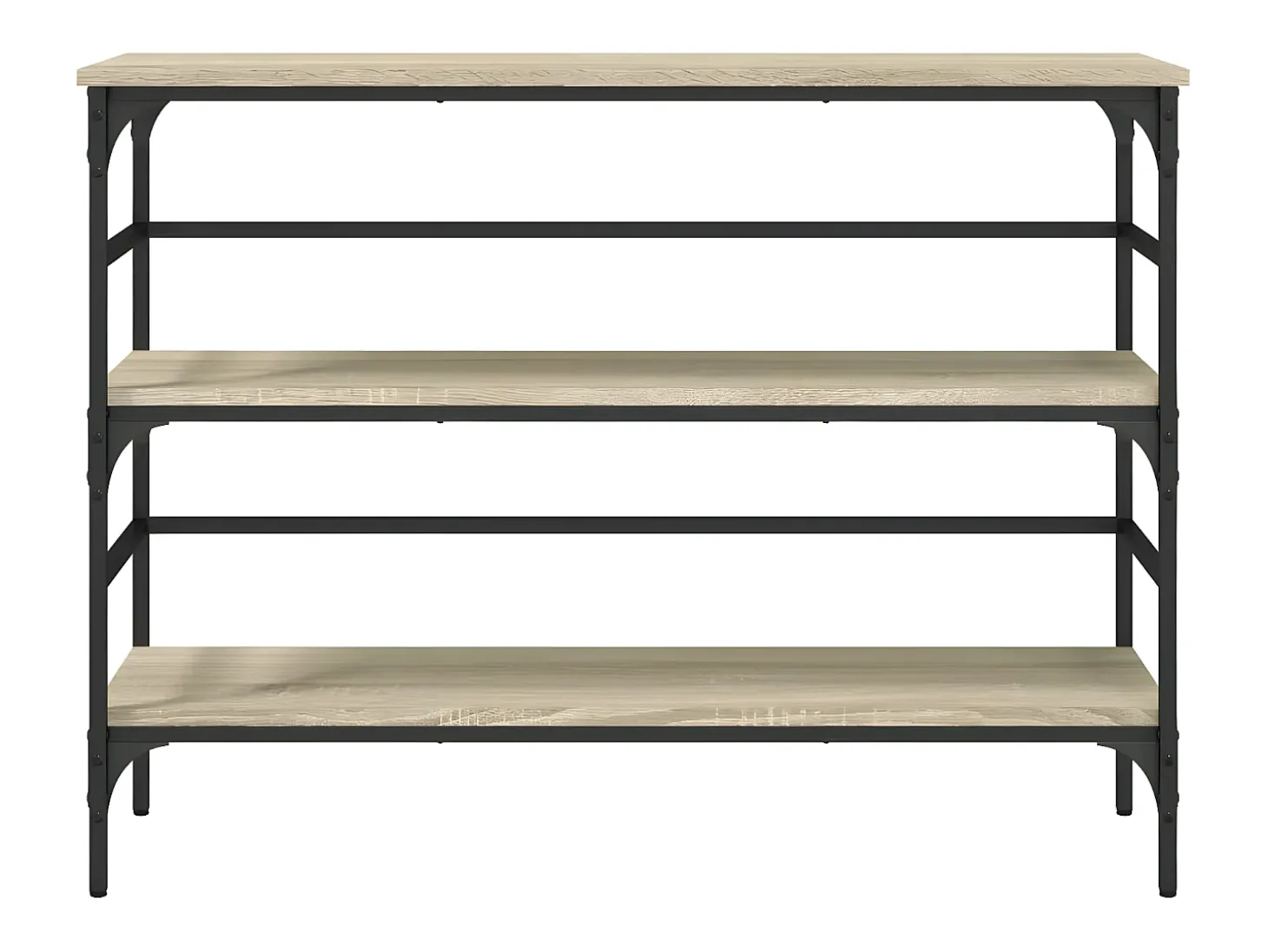 Mesa consola madera de ingeniería roble Sonoma 100x32x75 cm ES971923