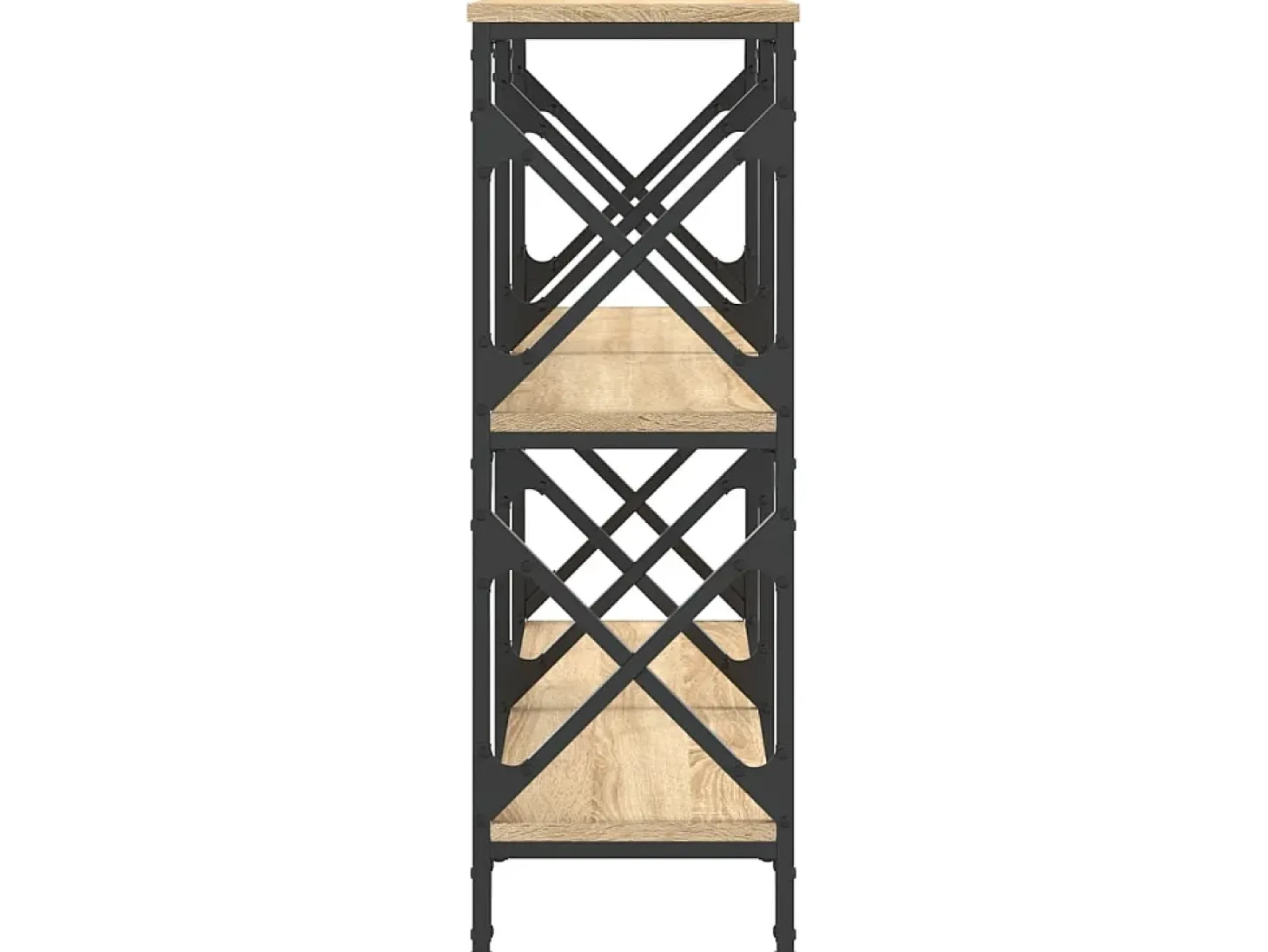 Mesa consola madera de ingeniería roble Sonoma 100x28x80,5 cm ES822674