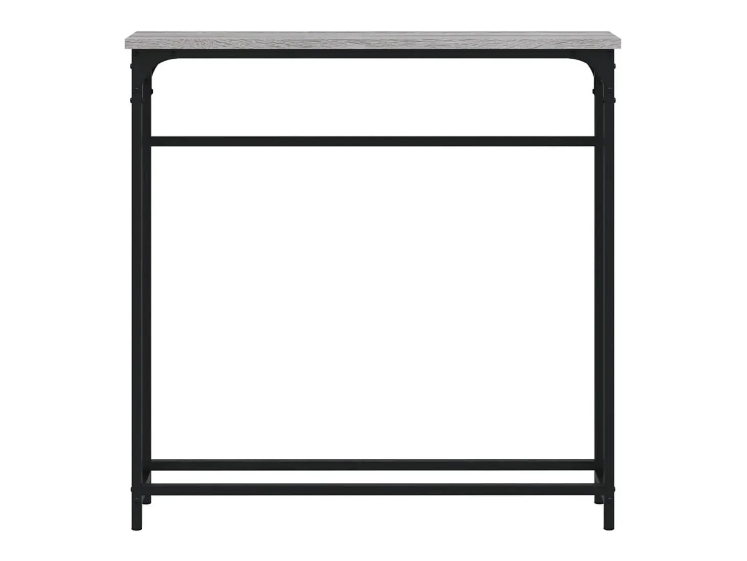 Mesa consola madera de ingeniería gris Sonoma 75x19,5x75 cm