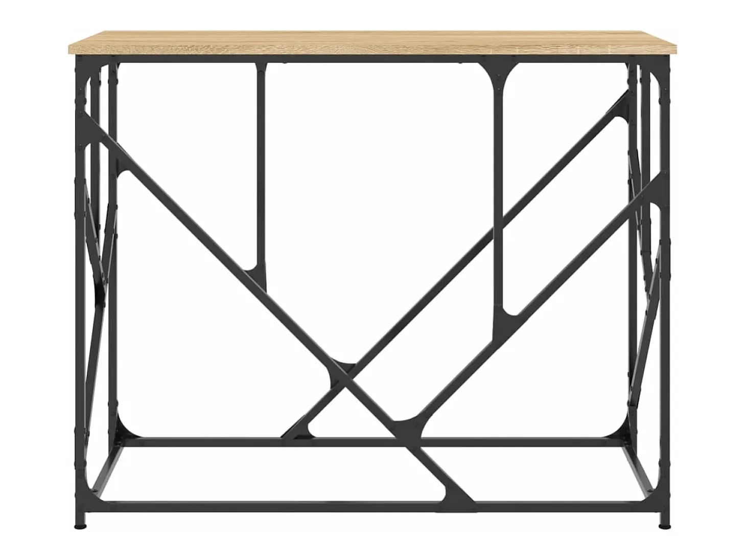 Mesa consola madera de ingeniería roble Sonoma 100x40x80 cm