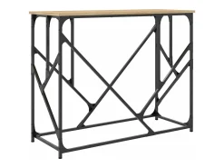 Mesa consola madera de ingeniería roble Sonoma 100x40x80 cm