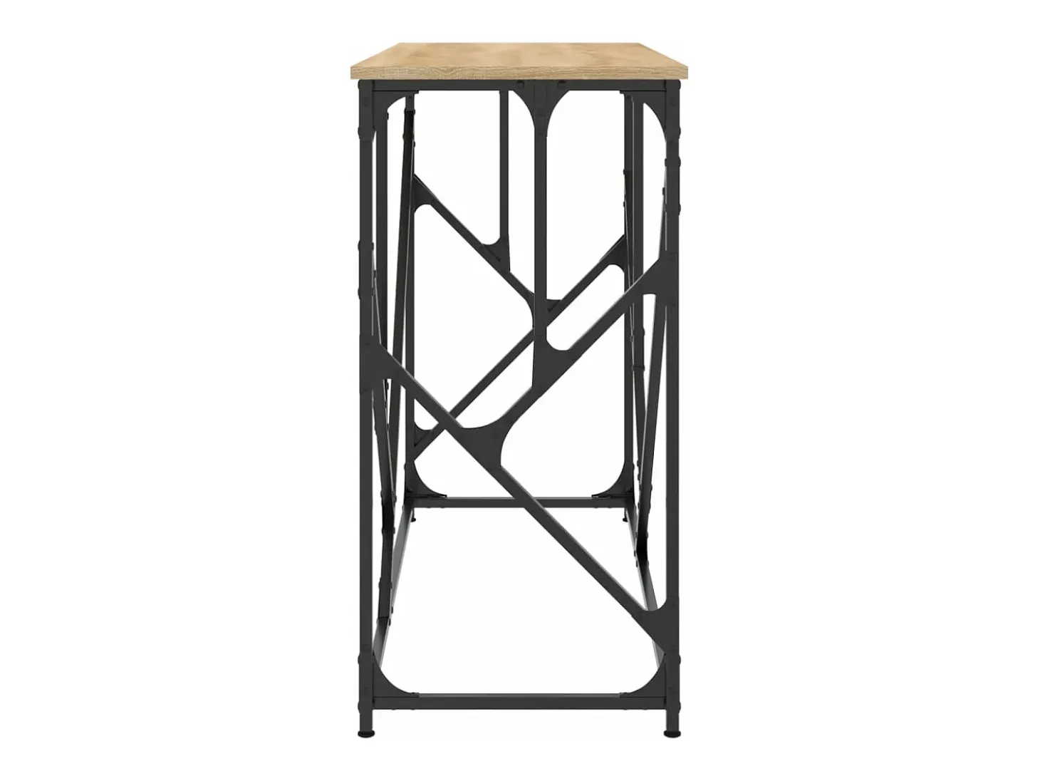 Mesa consola madera de ingeniería roble Sonoma 100x40x80 cm