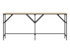 Mesa consola madera de ingeniería roble Sonoma 180x29x75 cm