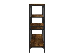 Mesa consola madera de ingeniería roble ahumado 103x32x95 cm ES667693