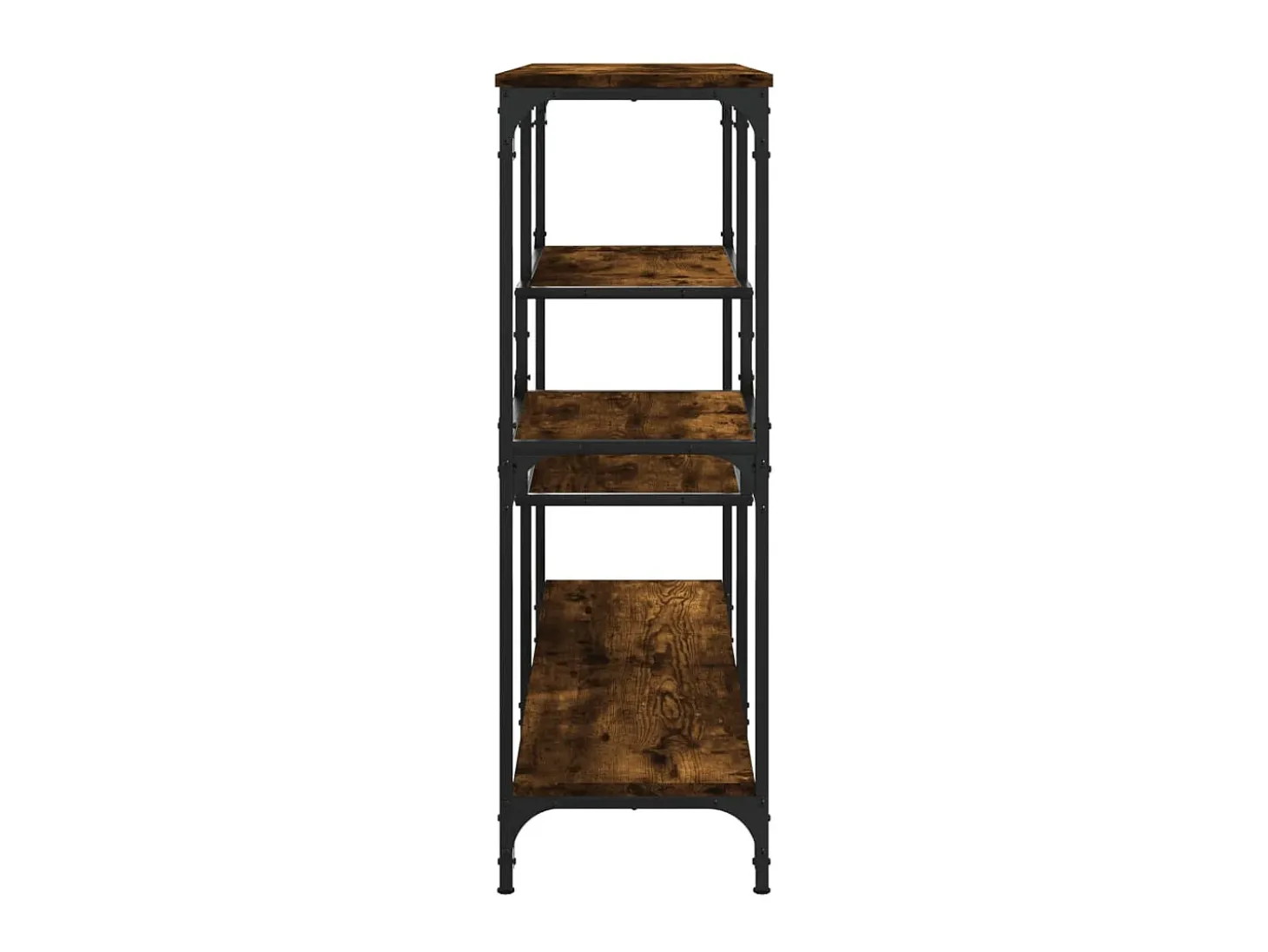 Mesa consola madera de ingeniería roble ahumado 103x32x95 cm ES667693