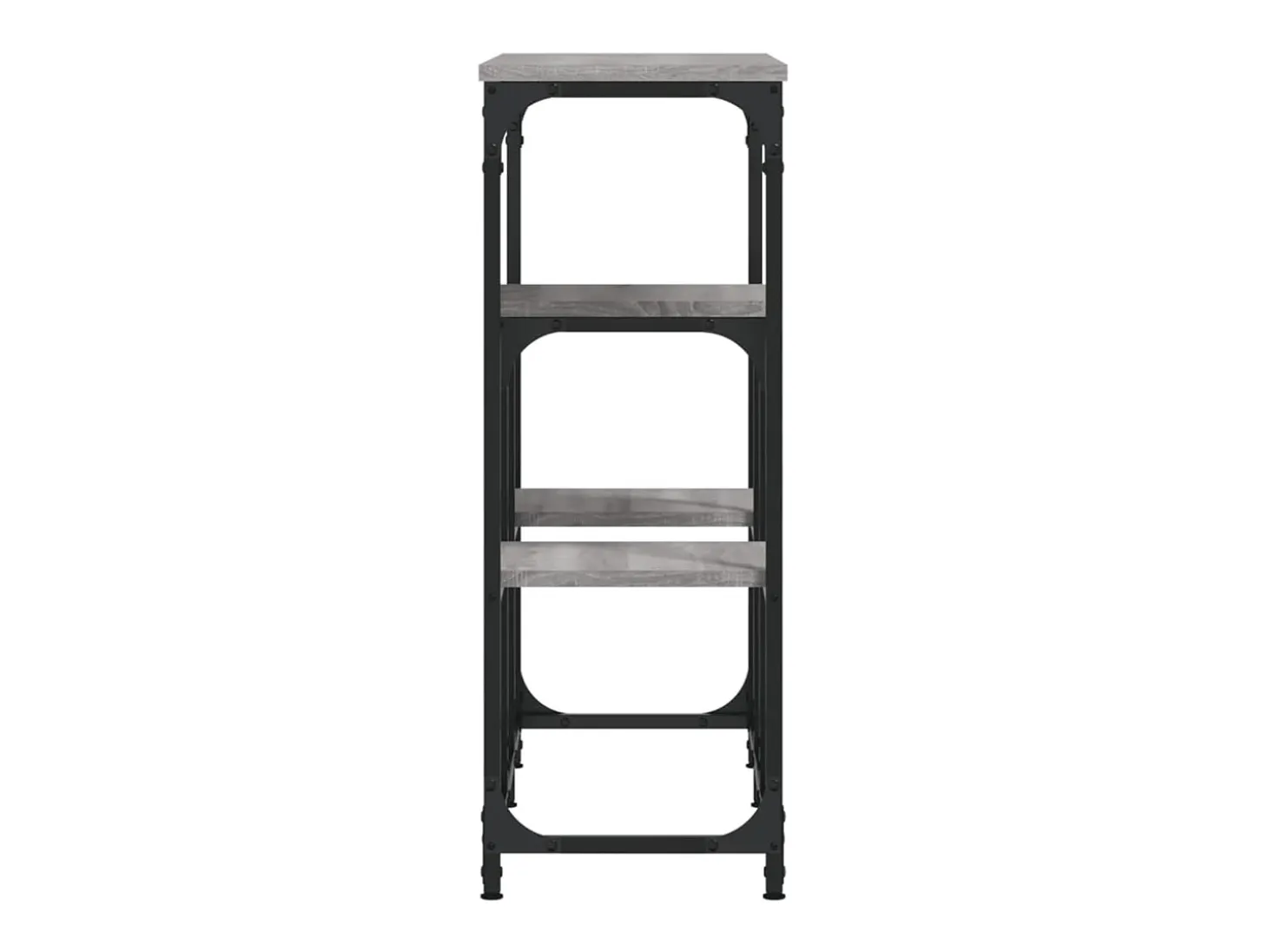 Mesa consola madera de ingeniería gris Sonoma 89,5x28x76 cm ES964172