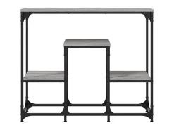Mesa consola madera de ingeniería gris Sonoma 89,5x28x76 cm ES964172