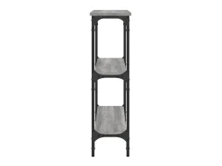Mesa consola madera de ingeniería gris Sonoma 75x22,5x75 cm ES315750