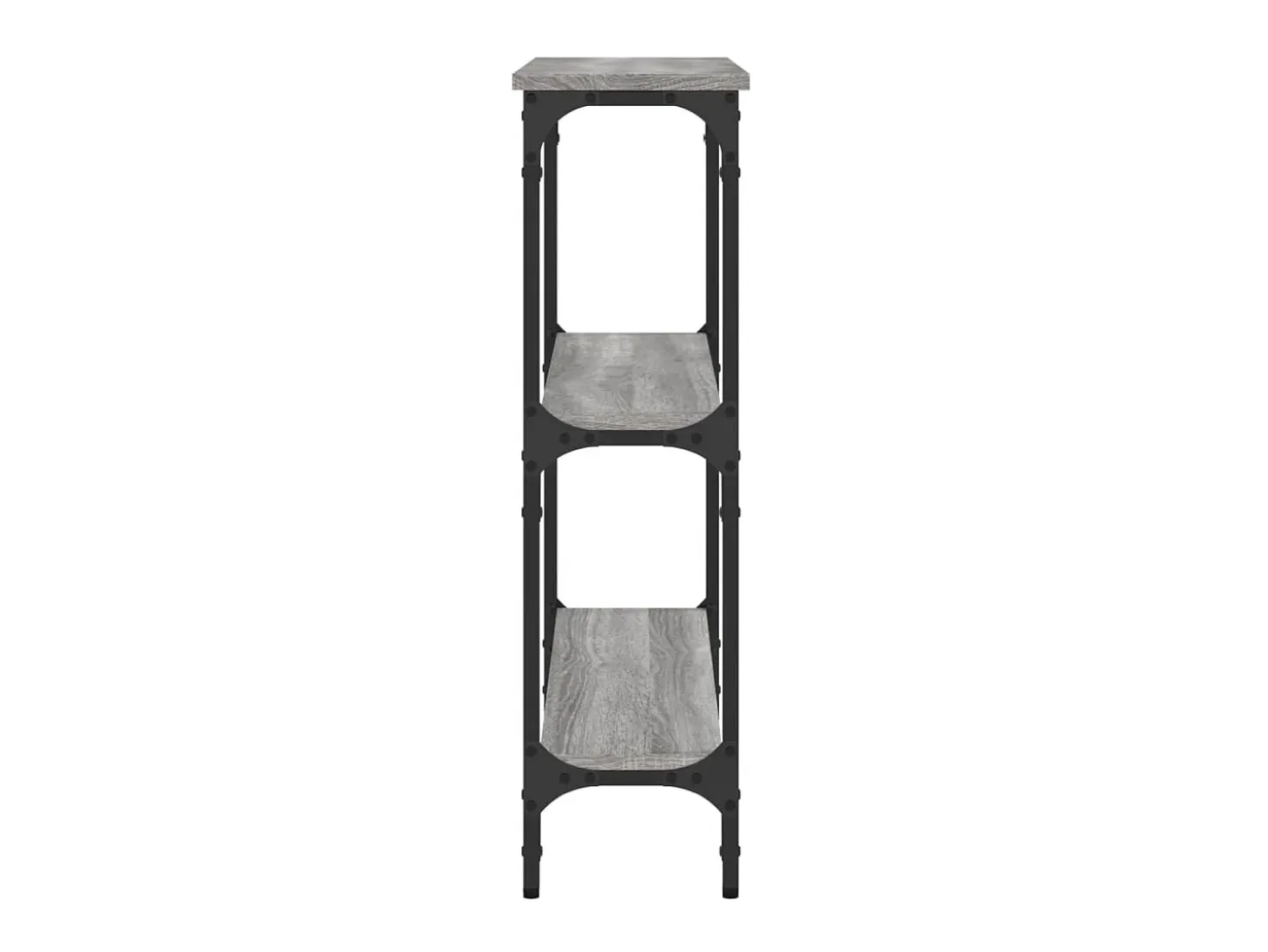 Mesa consola madera de ingeniería gris Sonoma 75x22,5x75 cm ES315750
