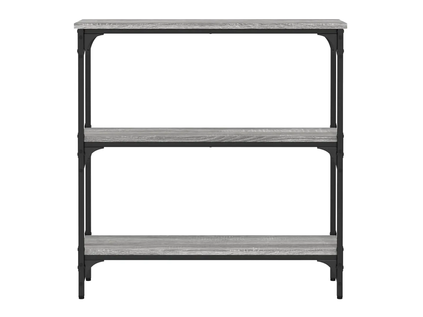 Mesa consola madera de ingeniería gris Sonoma 75x22,5x75 cm ES315750