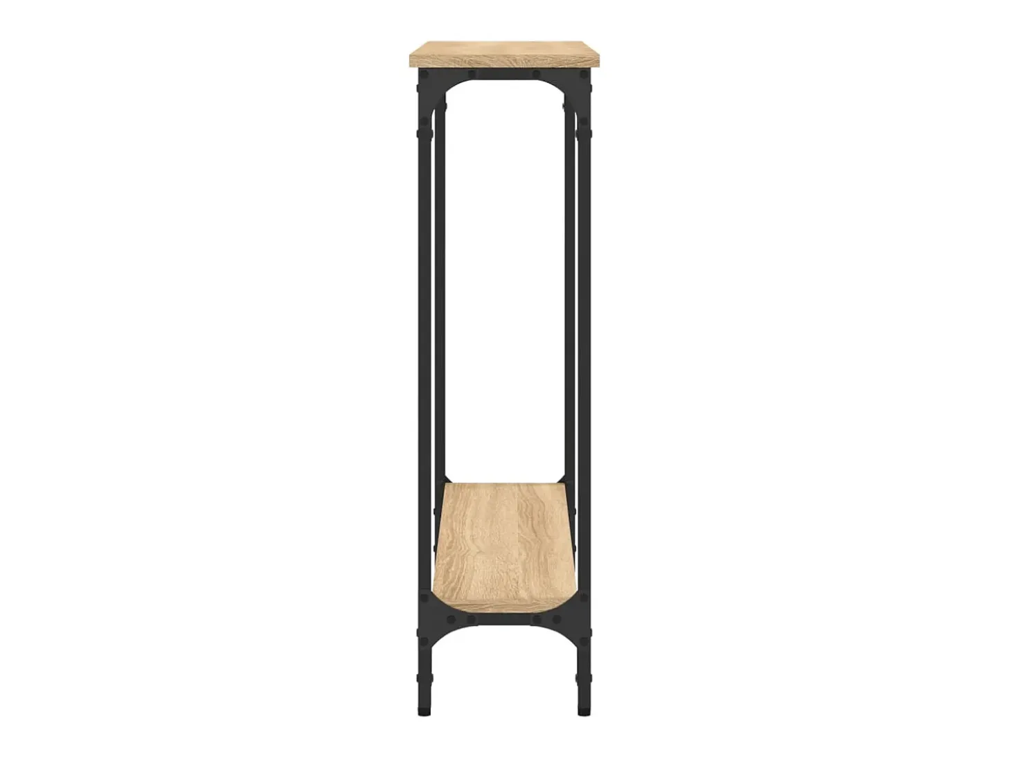 Mesa consola madera de ingeniería roble Sonoma 75x22,5x75 cm