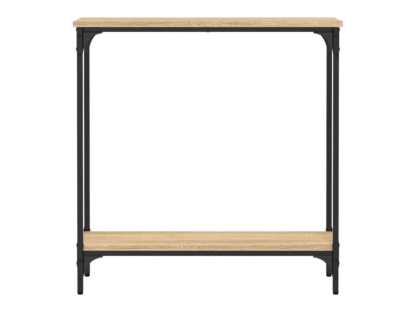 Mesa consola madera de ingeniería roble Sonoma 75x22,5x75 cm