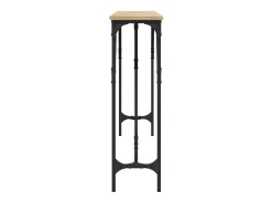 Mesa consola madera de ingeniería roble Sonoma 180x23x75 cm