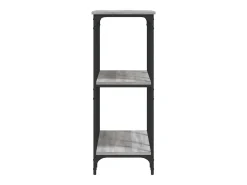 Mesa consola madera de ingeniería gris Sonoma 102x35x90 cm