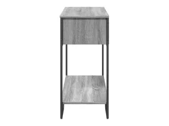 Mesa consola madera de ingeniería gris Sonoma 100x35x74,5 cm