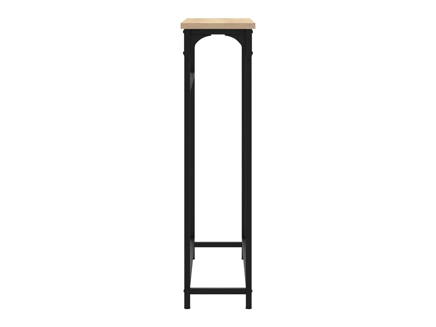 Mesa consola madera de ingeniería roble Sonoma 75x19,5x75 cm