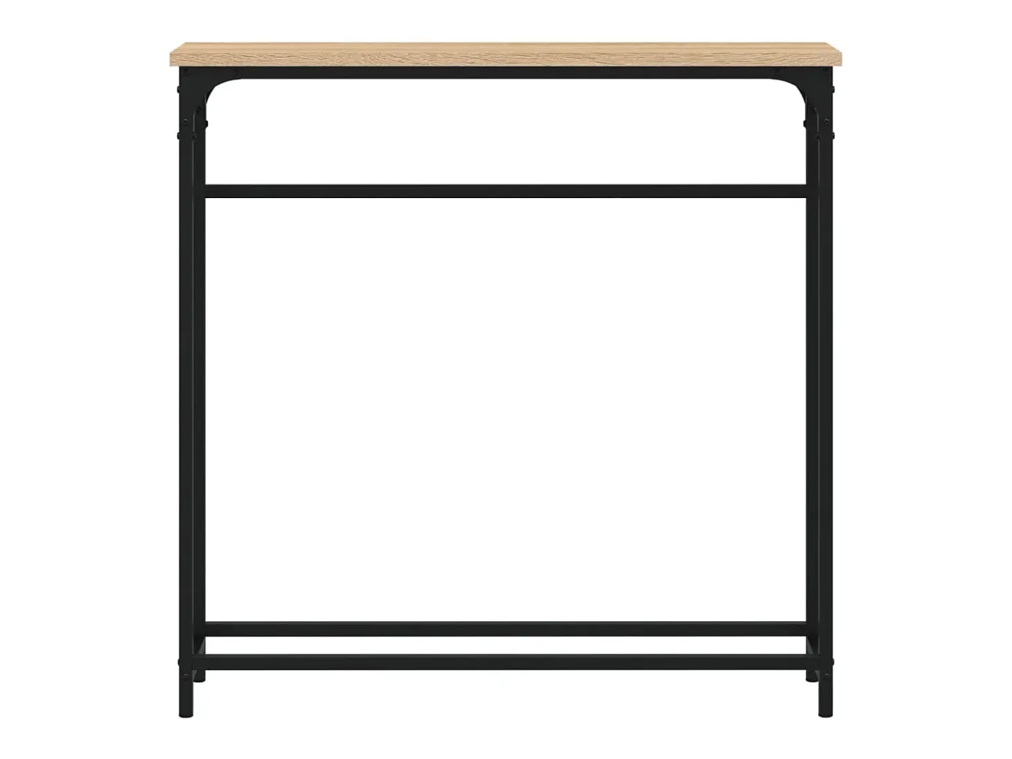 Mesa consola madera de ingeniería roble Sonoma 75x19,5x75 cm