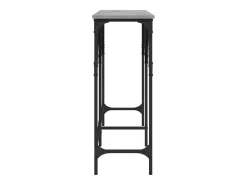 Mesa consola madera de ingeniería gris Sonoma 180x29x75 cm