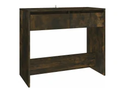 Mesa consola madera de ingeniería roble ahumado 89x41x76,5 cm ES638600
