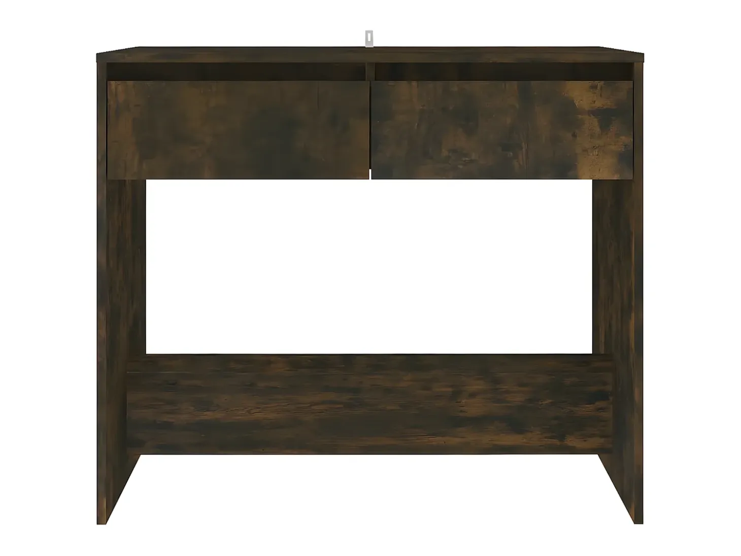 Mesa consola madera de ingeniería roble ahumado 89x41x76,5 cm ES638600