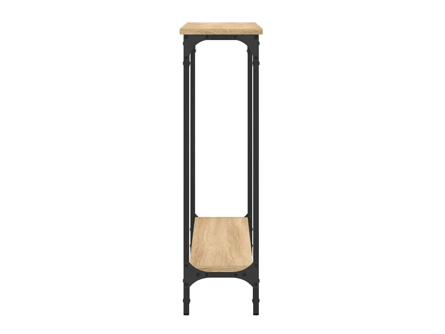 Mesa consola madera de ingeniería roble Sonoma 100x22,5x75 cm ES847228