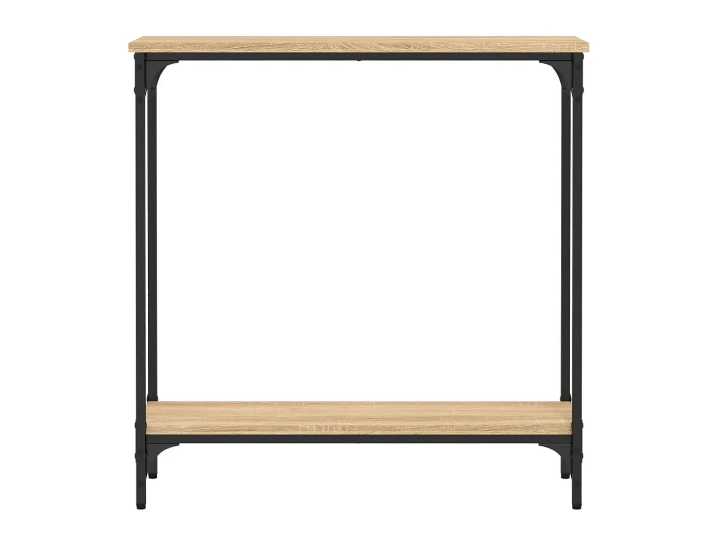 Mesa consola madera de ingeniería roble Sonoma 75x22,5x75 cm ES630937