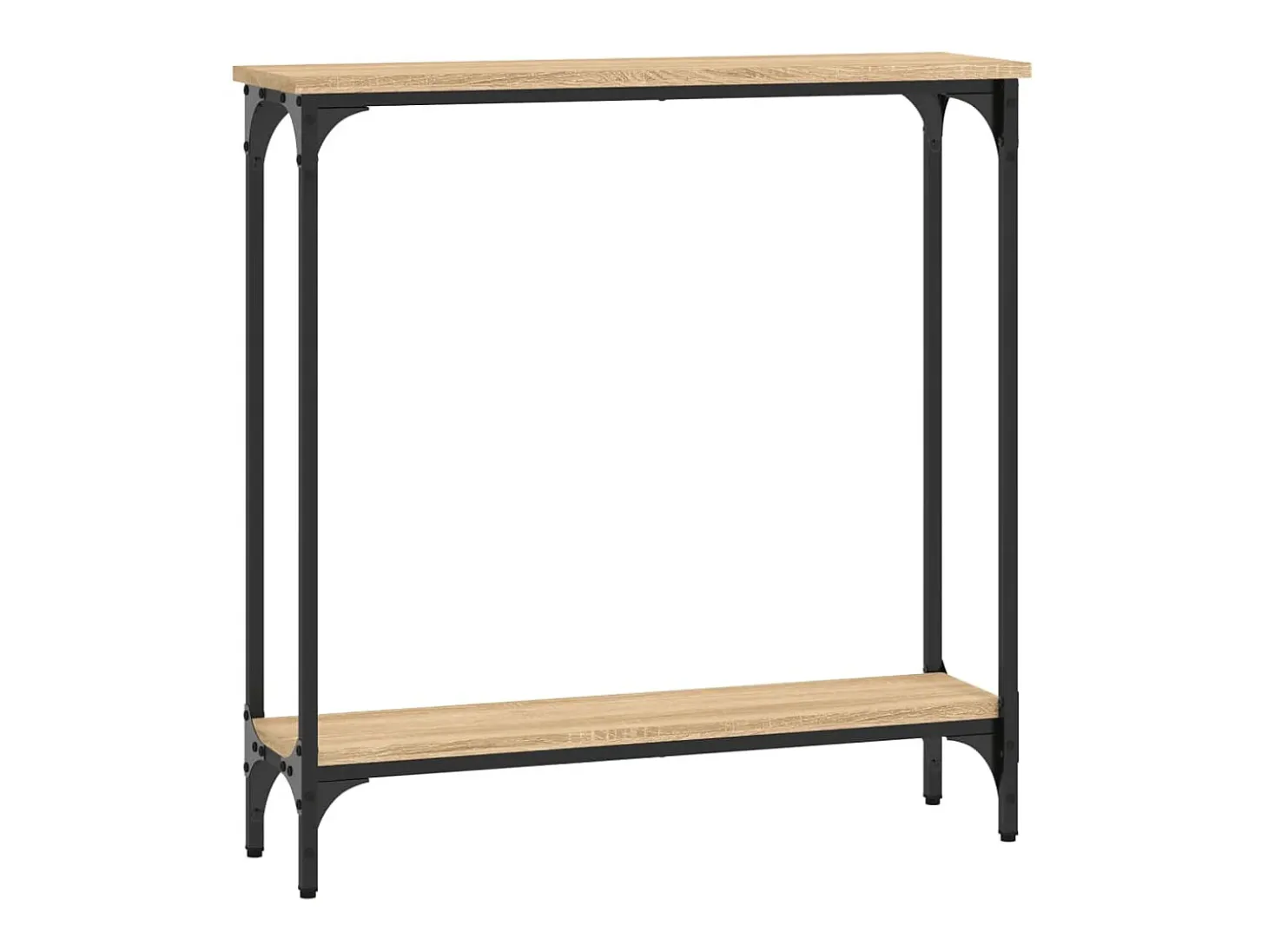 Mesa consola madera de ingeniería roble Sonoma 75x22,5x75 cm ES630937