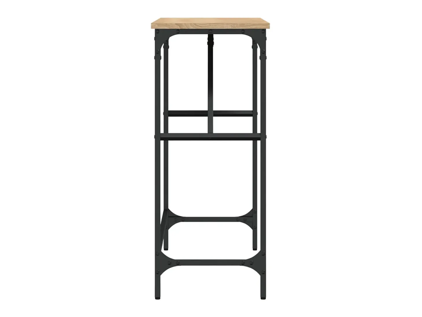 Mesa consola madera de ingeniería roble Sonoma 100x32x75 cm ES428957