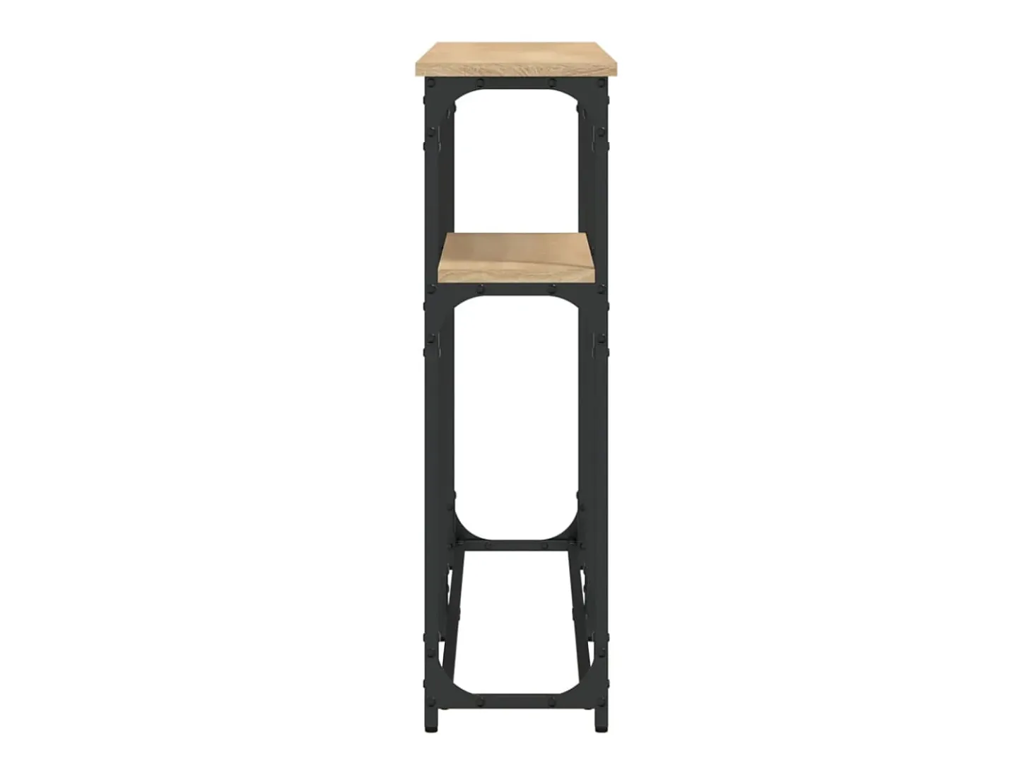 Mesa consola madera de ingeniería roble Sonoma 145x22,5x75 cm