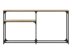 Mesa consola madera de ingeniería roble Sonoma 145x22,5x75 cm