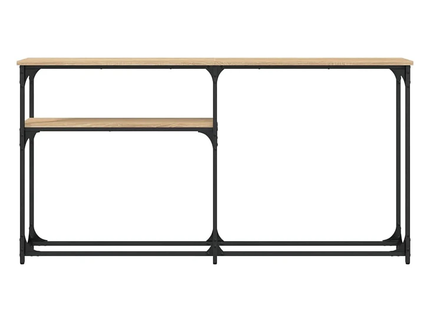 Mesa consola madera de ingeniería roble Sonoma 145x22,5x75 cm
