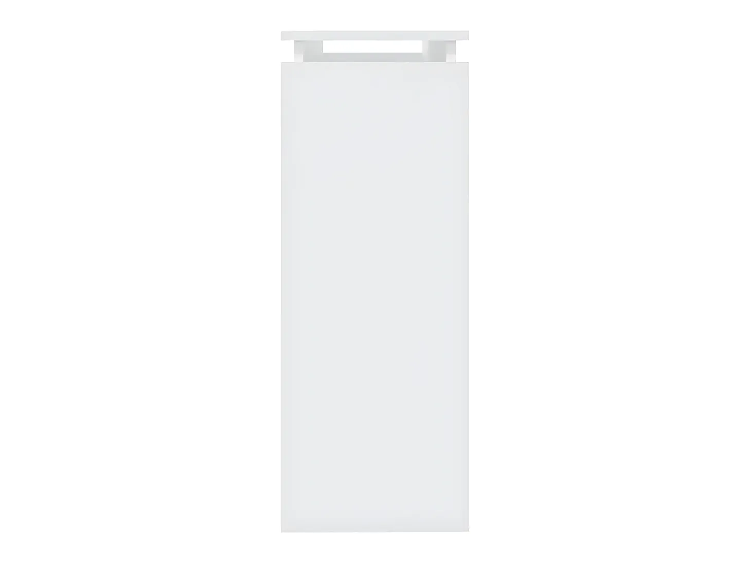 Mesa consola madera de ingeniería blanca 102x30x80 cm ES977156