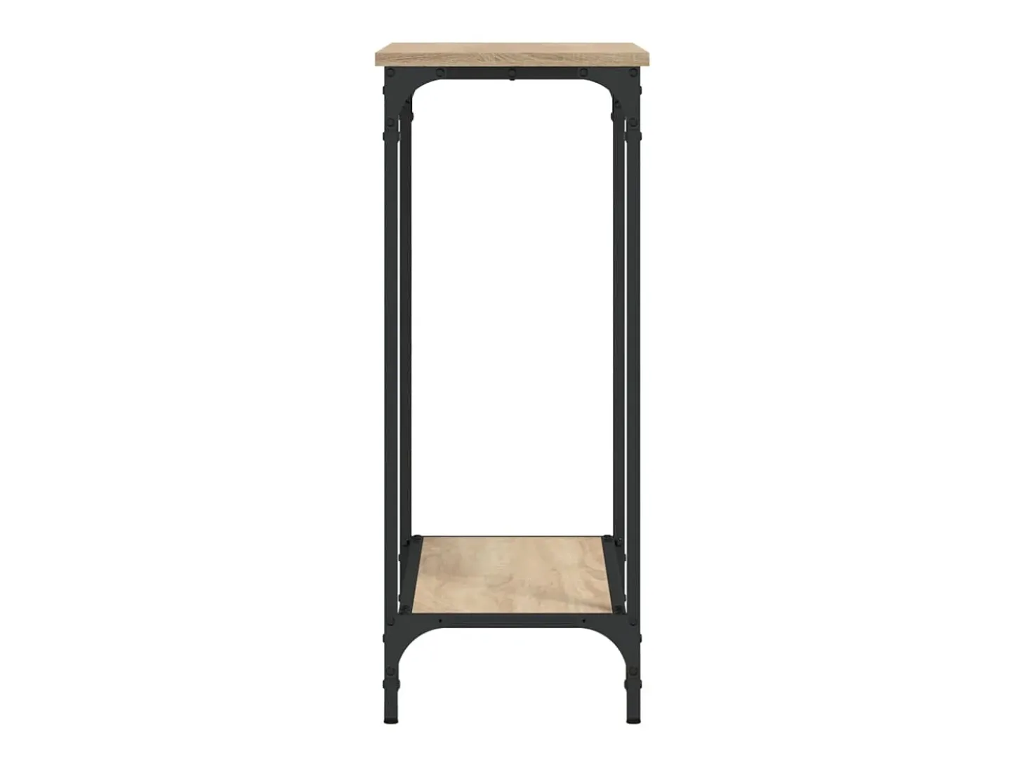 Mesa consola madera de ingeniería roble Sonoma 75x30,5x75 cm ES322676