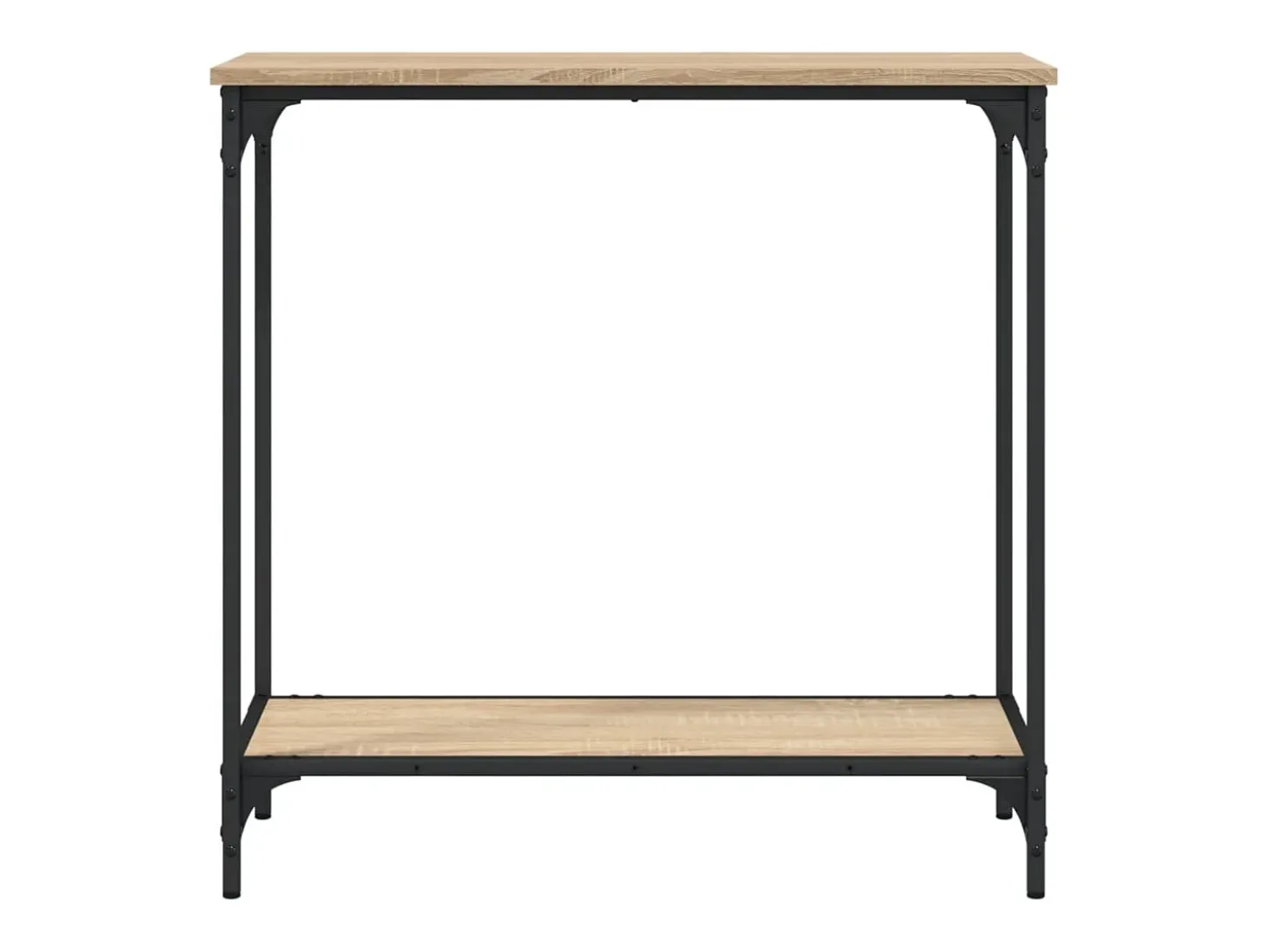 Mesa consola madera de ingeniería roble Sonoma 75x30,5x75 cm ES322676